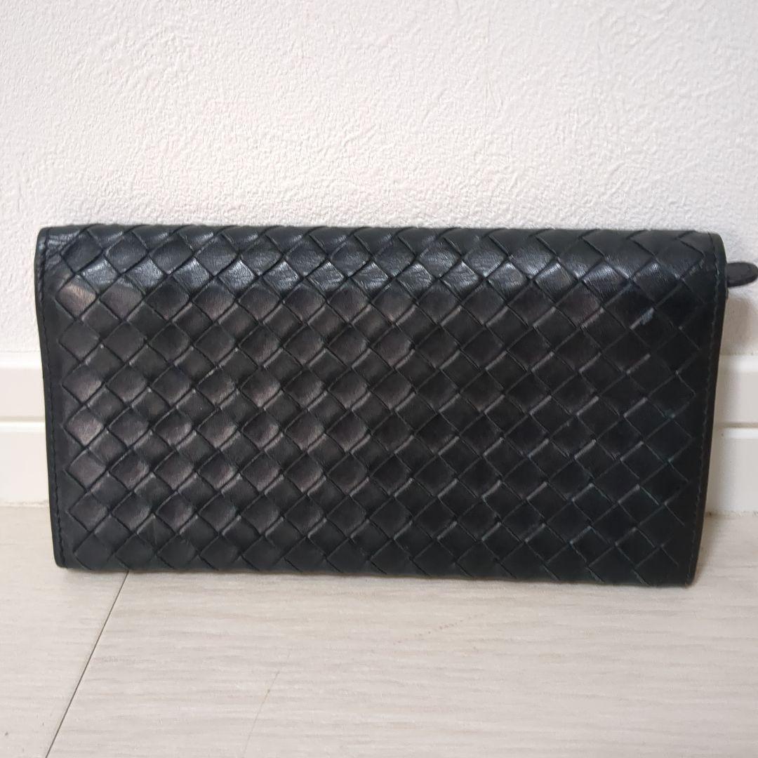 BOTTEG AVENETA ボッテガヴェネタ 長財布 イントレチャートブラック