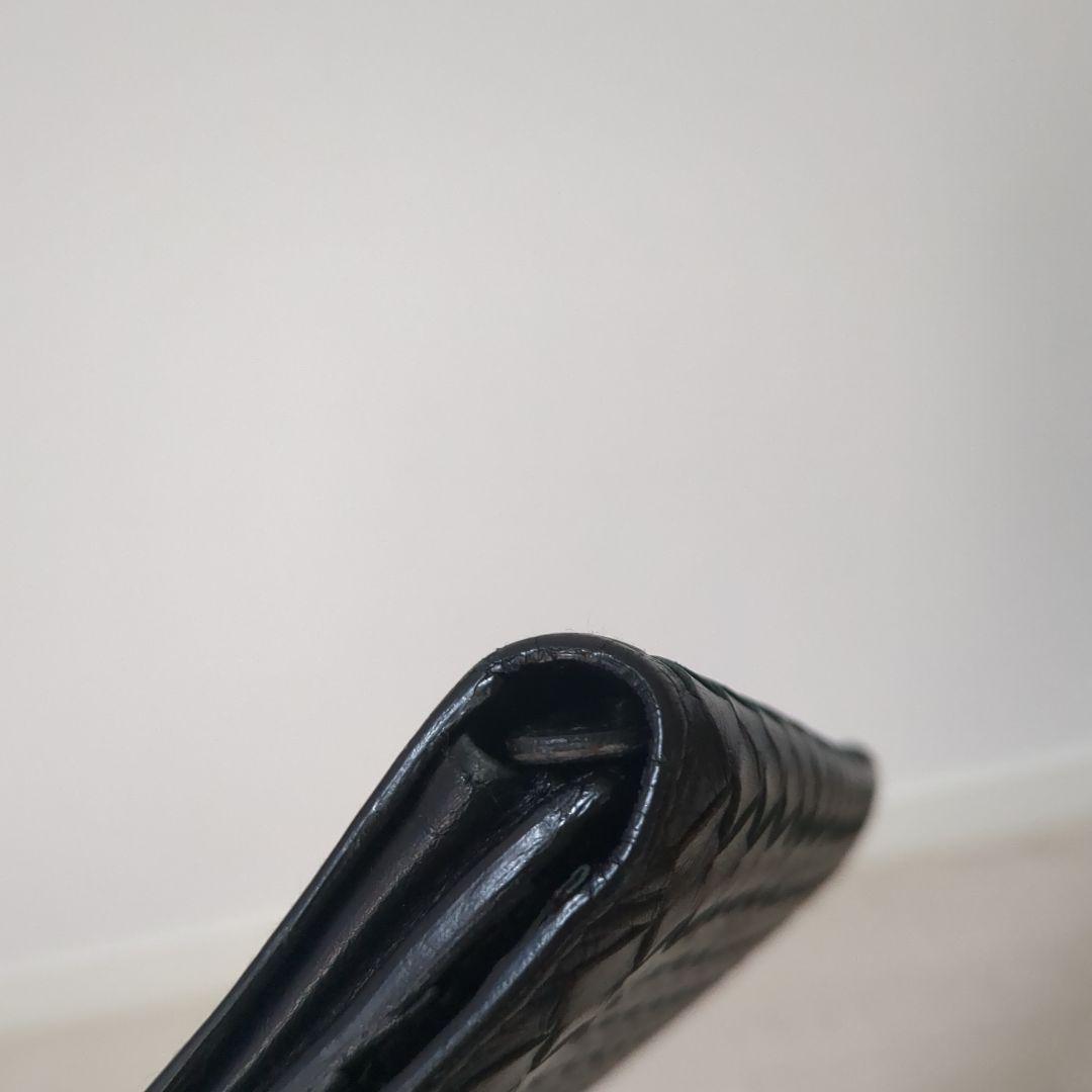 BOTTEG AVENETA ボッテガヴェネタ 長財布 イントレチャートブラック