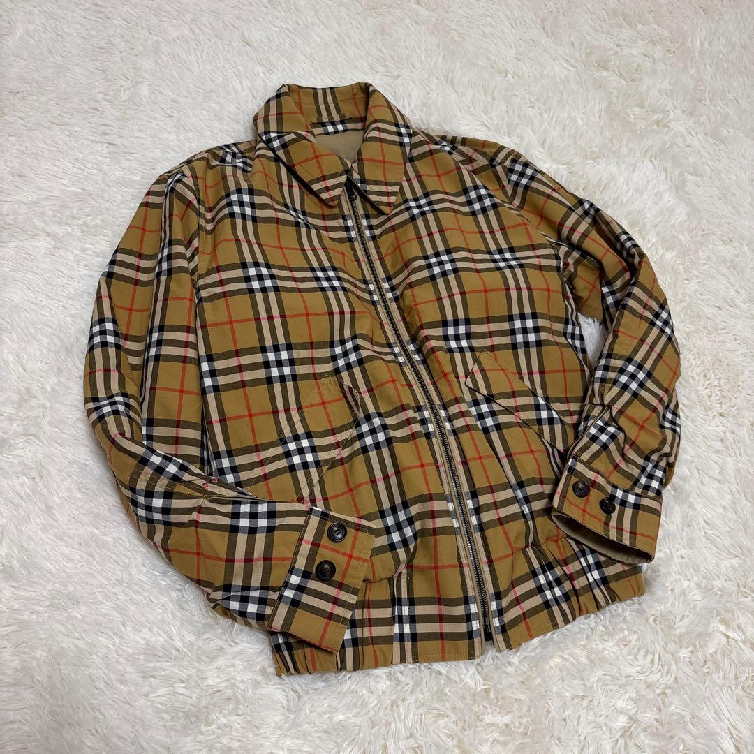 ▪️BURBERRY London England スイングトップ　リバーシブル