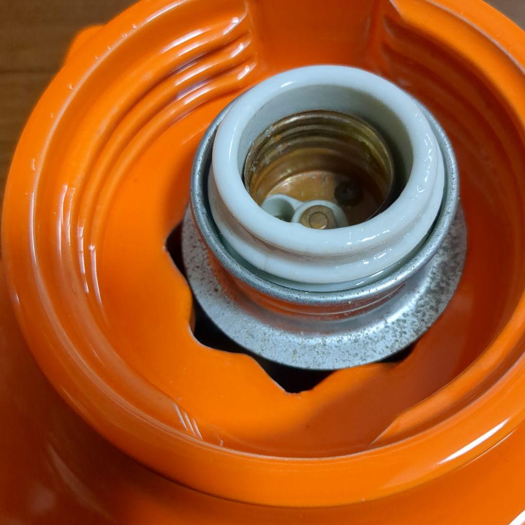 レトロポップ シェード② 電傘 電笠 乳白色 ランプシェード アンティーク 雑貨