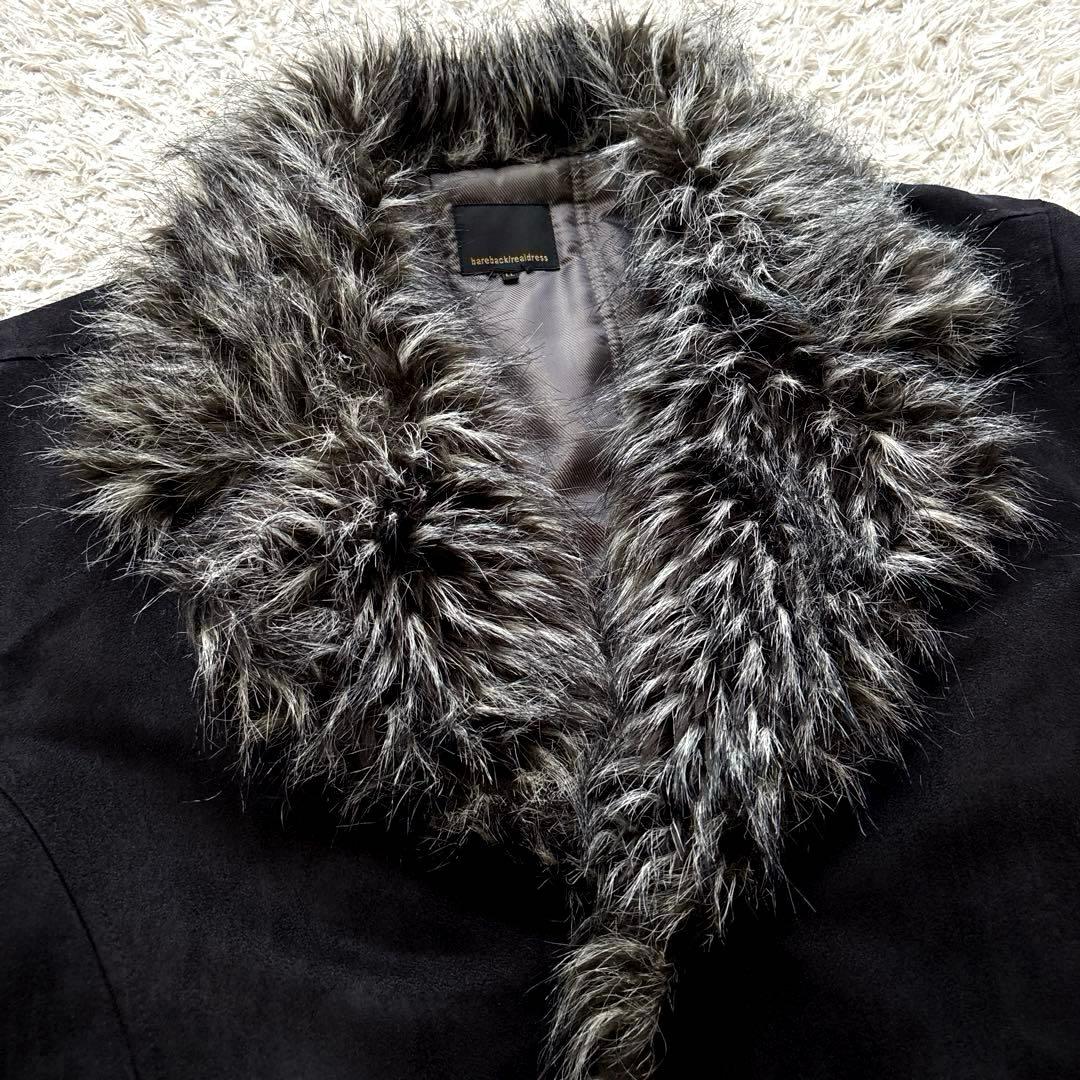 ★希少XLサイズ★ bareback realdress ファー トレンチコート