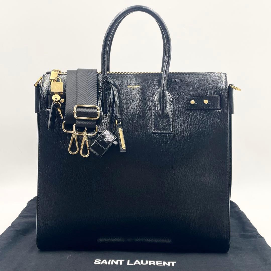 サンローラン サックドジュール スープル ノースサウストートバッグ2wayメンズ