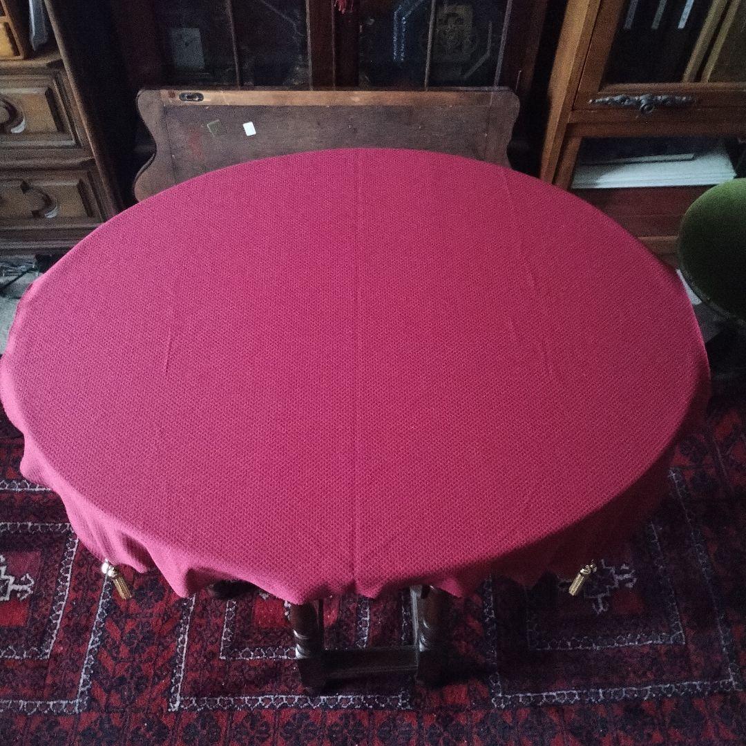 アンティーク　ゲートレッグテーブル　バタフライテーブル　イギリス　英国　小振り