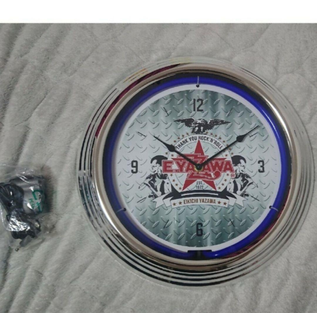 矢沢永吉 ネオン クロック 時計