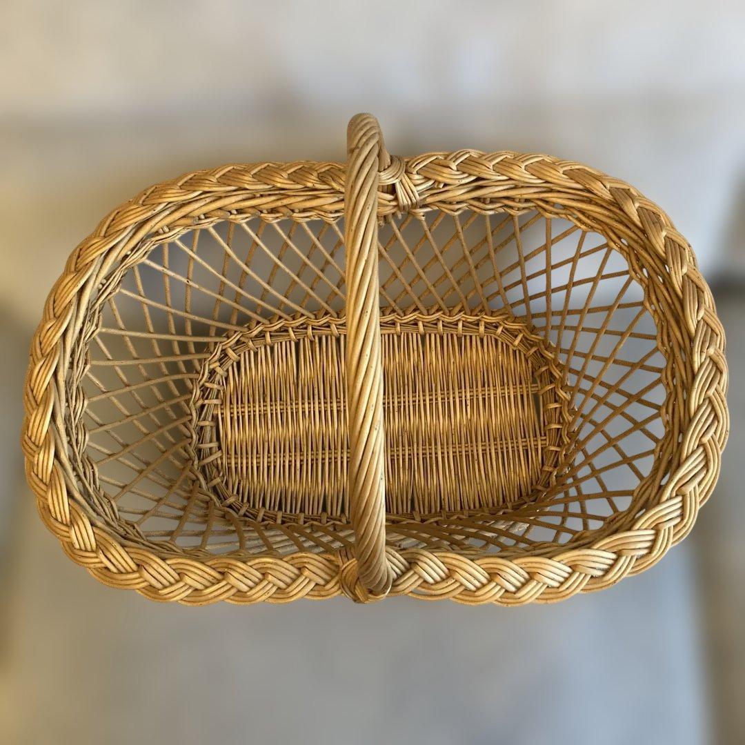 フランス製アンティークバスケット