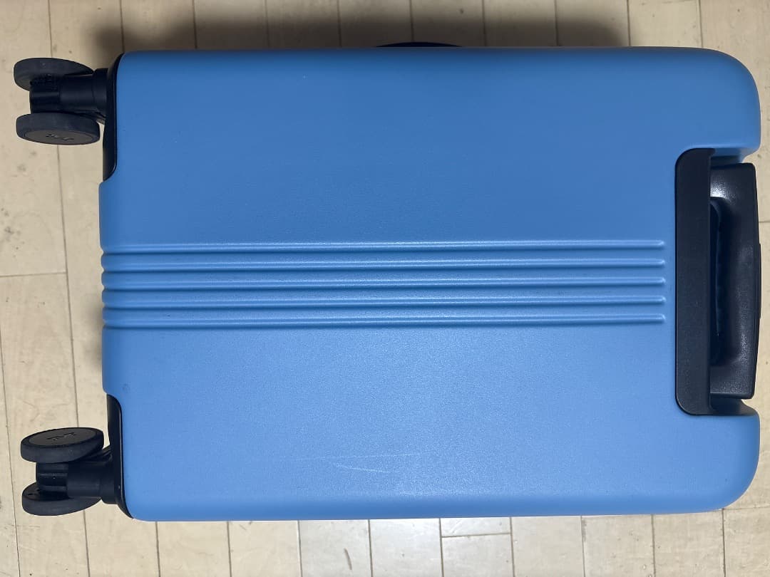 スーツケース　機内持ち込み　MAIMO 青　フロントオープン
