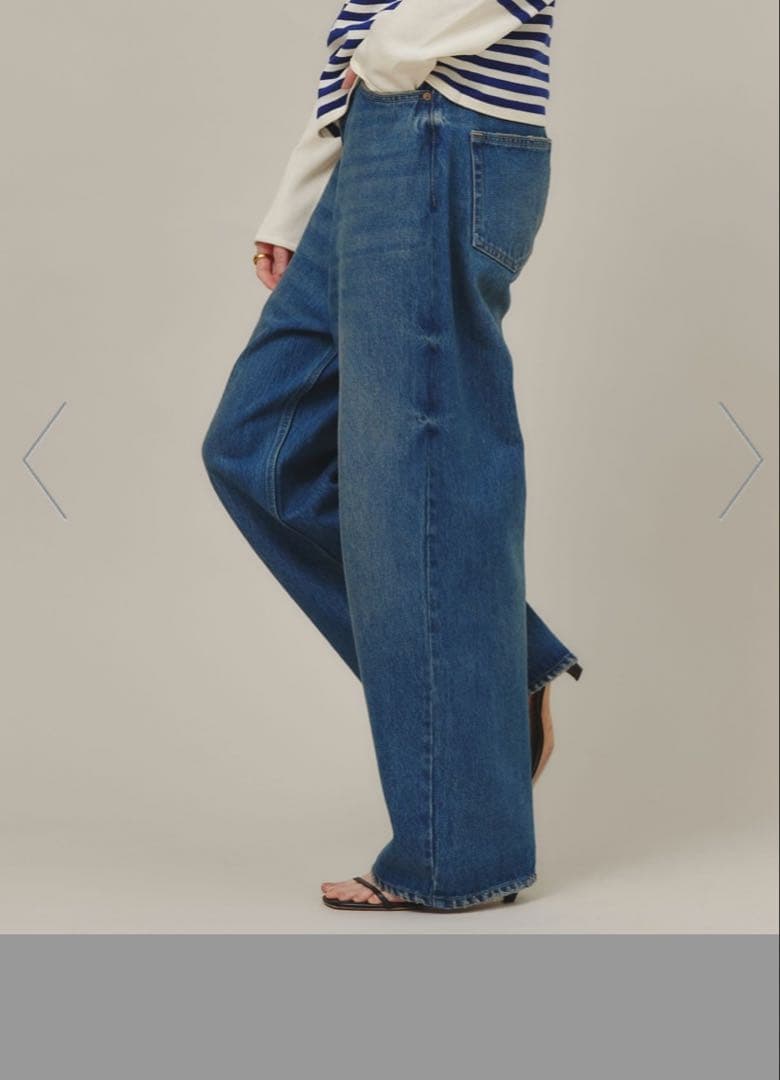 &RC ワイドルーズデニムパンツ Curensology カレンソロジー 38