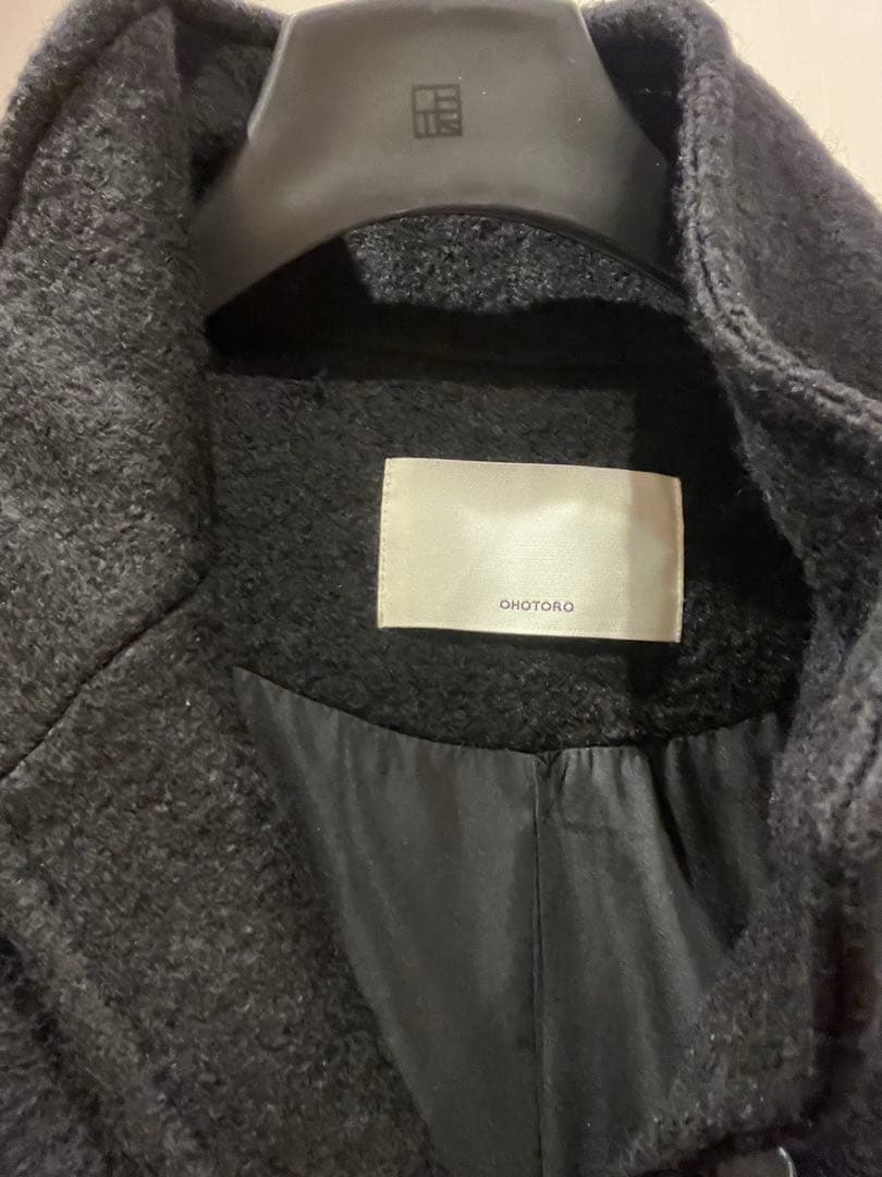 ジャケット・アウター OHOTORO Oriental Duffle Coat BLACK