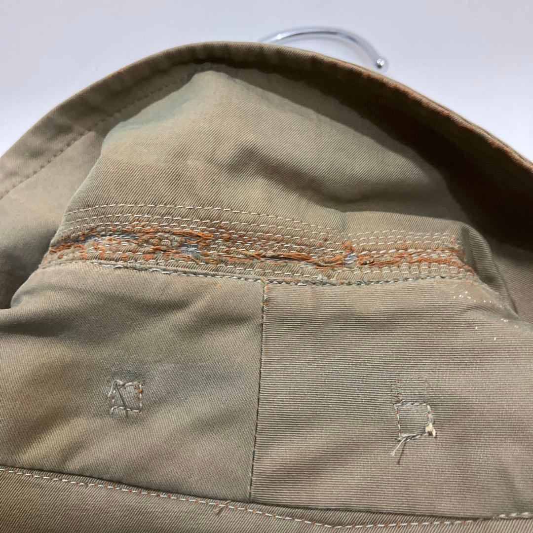 【逸品】バーバリーズ　トレンチコート　玉虫色　ヴィンテージ　ノバチェック　L相当