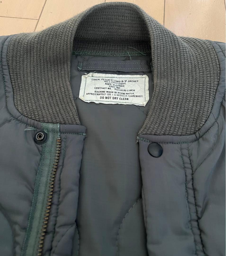 USFA 80s FLYER'S XLキルティング ジャケット スカイライナー