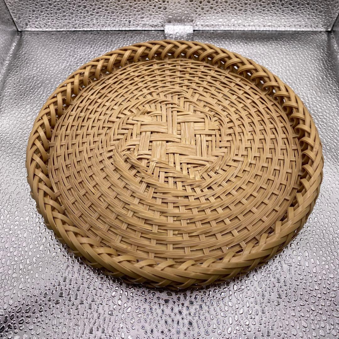 【ハンドメイド】6枚組　国産竹使用・職人手作り 竹ざる（油抜き竹使用)