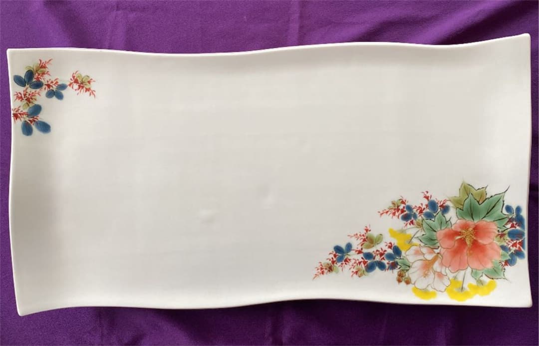 特大皿４９cm 京都　清水焼　陶あん