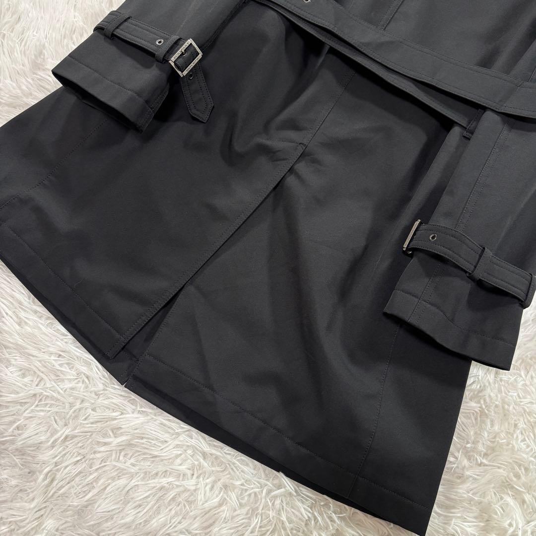 極希少 バーバリーブラックレーベル トレンチコート L ライナー付 ベルト 黒