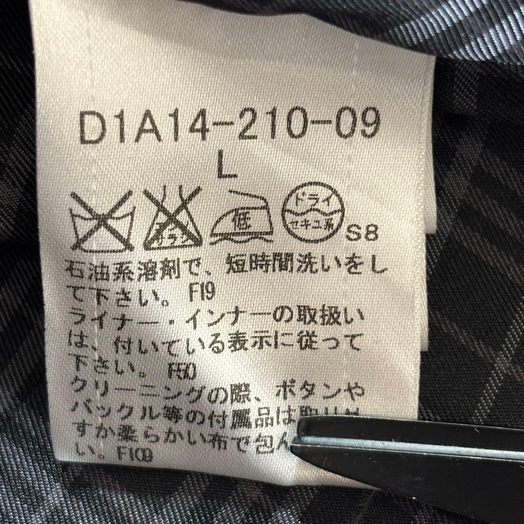 極希少 バーバリーブラックレーベル トレンチコート L ライナー付 ベルト 黒