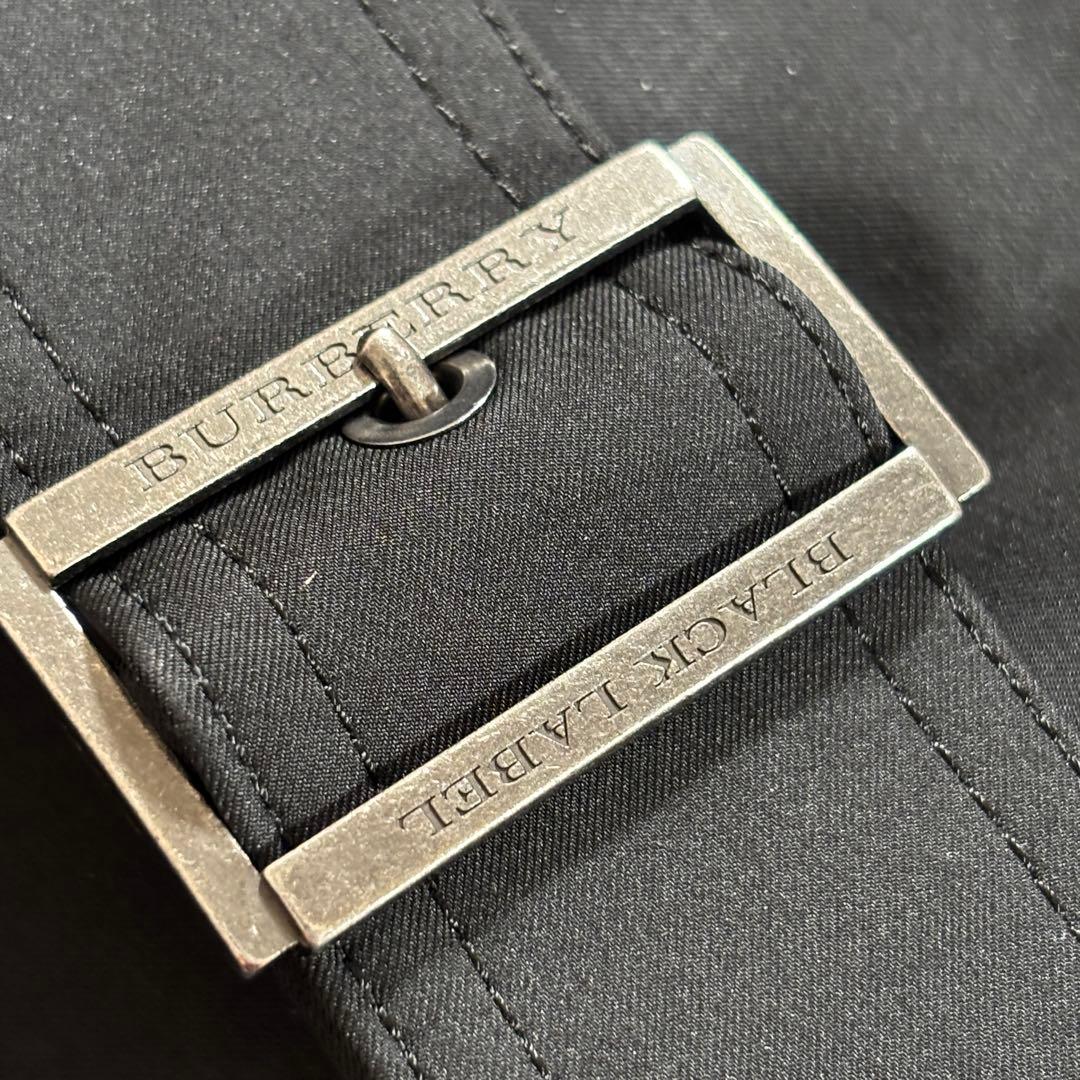 極希少 バーバリーブラックレーベル トレンチコート L ライナー付 ベルト 黒