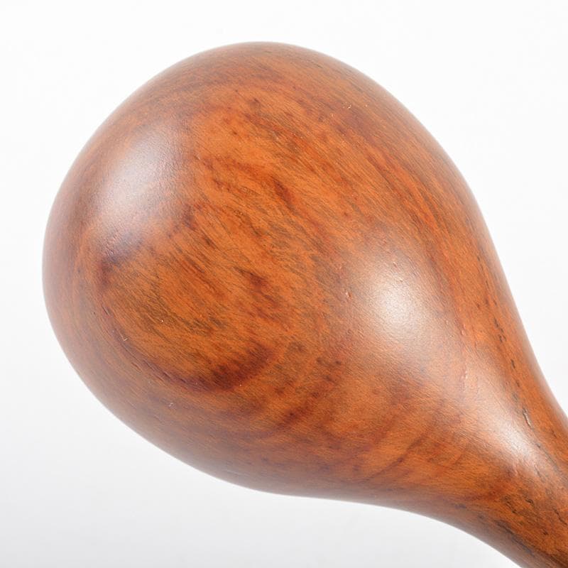 煎茶道具　木彫　瓢箪形　大匙　勺　柄杓　黒檀箱入　C　R6590