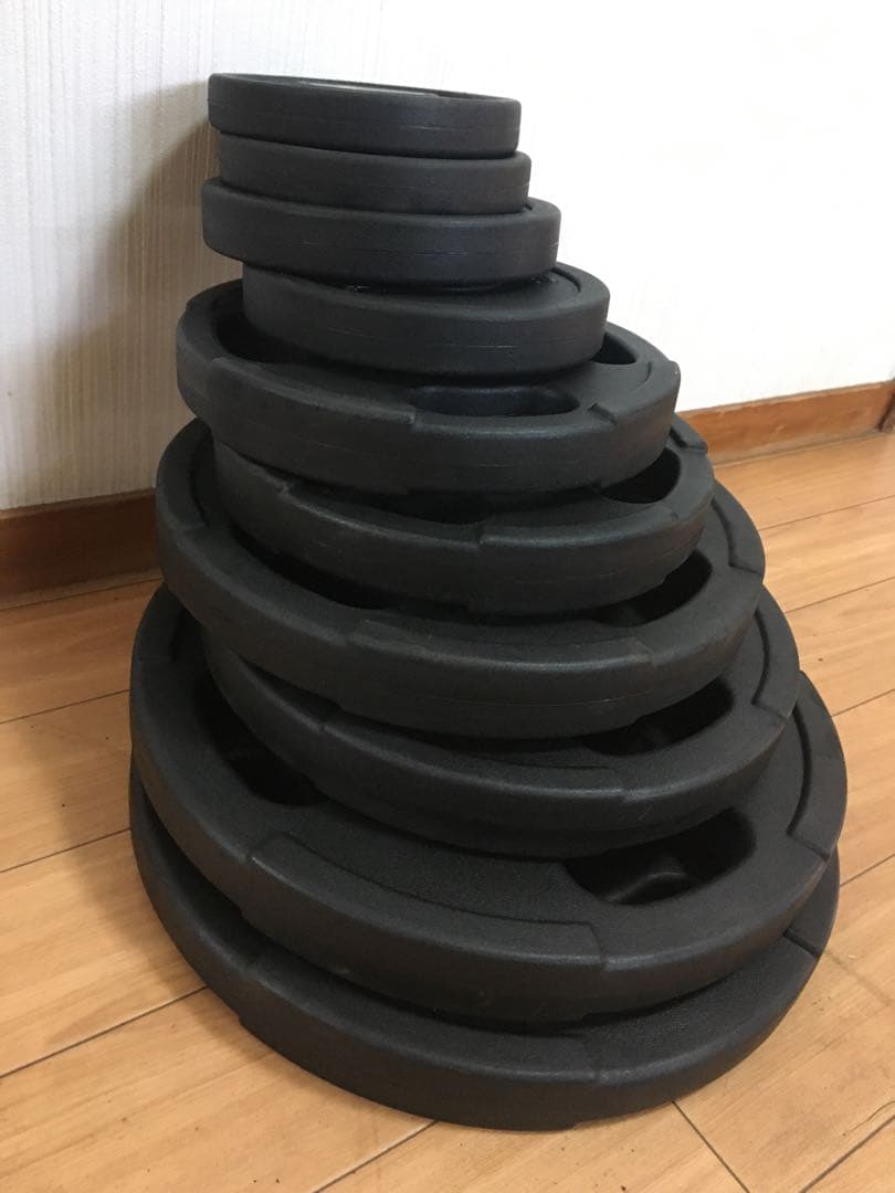 FitEliteオリンピックプレートセット 計67.5Kg 穴径50ｍｍ