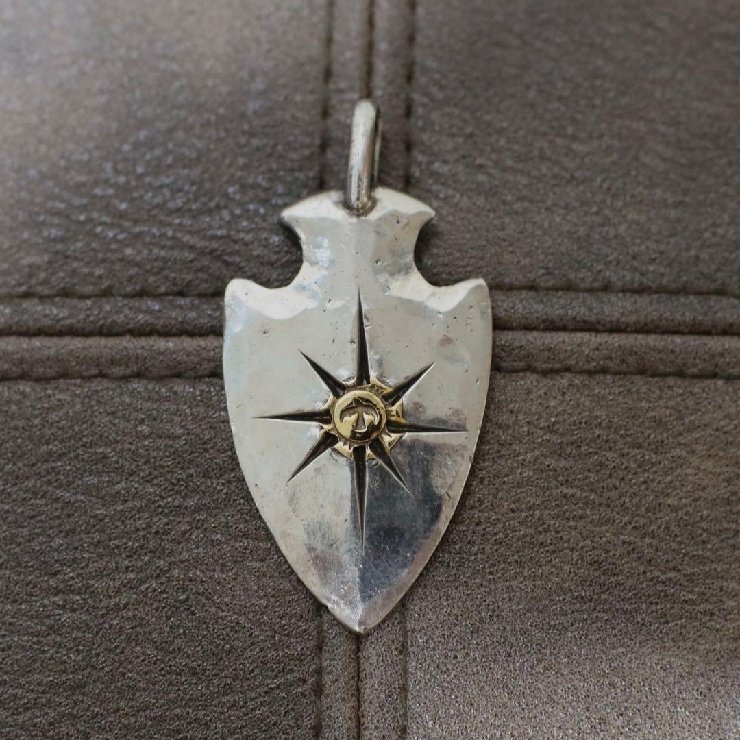 goro's ゴローズ 八本彫り ヤジリ 矢じり 大 K18