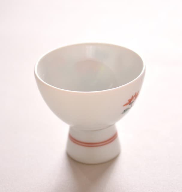 未使用 柿右衛門 徳利 お猪口 酒井田柿右衛門 菊鳥文 酒器