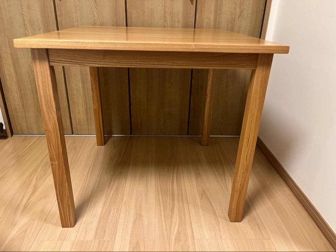 MUJI タモ材 テーブル