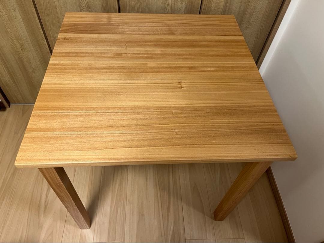 MUJI タモ材 テーブル