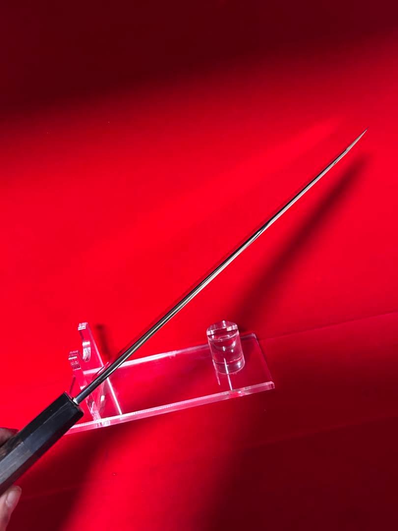 包丁　飛燕型切付　尺　鏡面仕上げ　切味抜群　箱付　未使用品