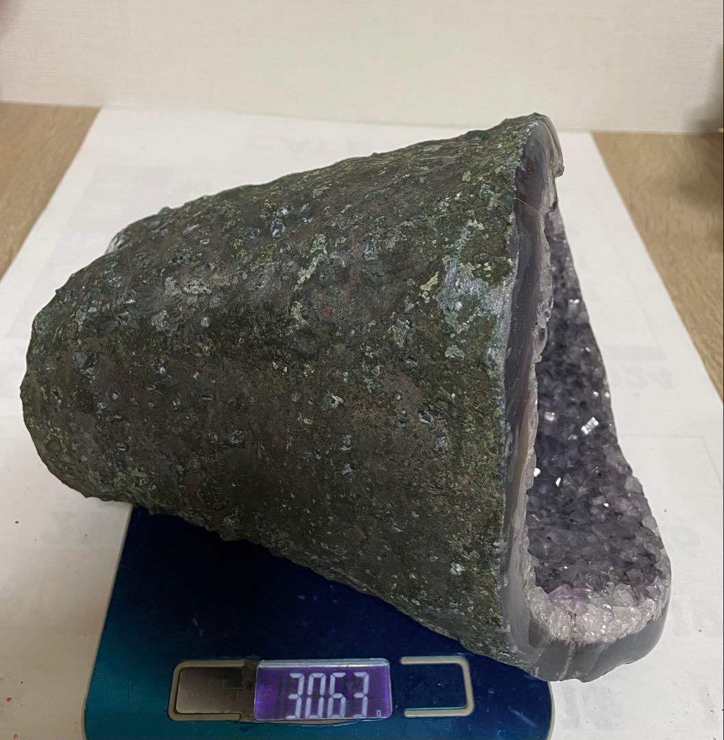 アメジストドーム 紫水晶 マネーボックス クリスタル パワーストーン 約3キロ