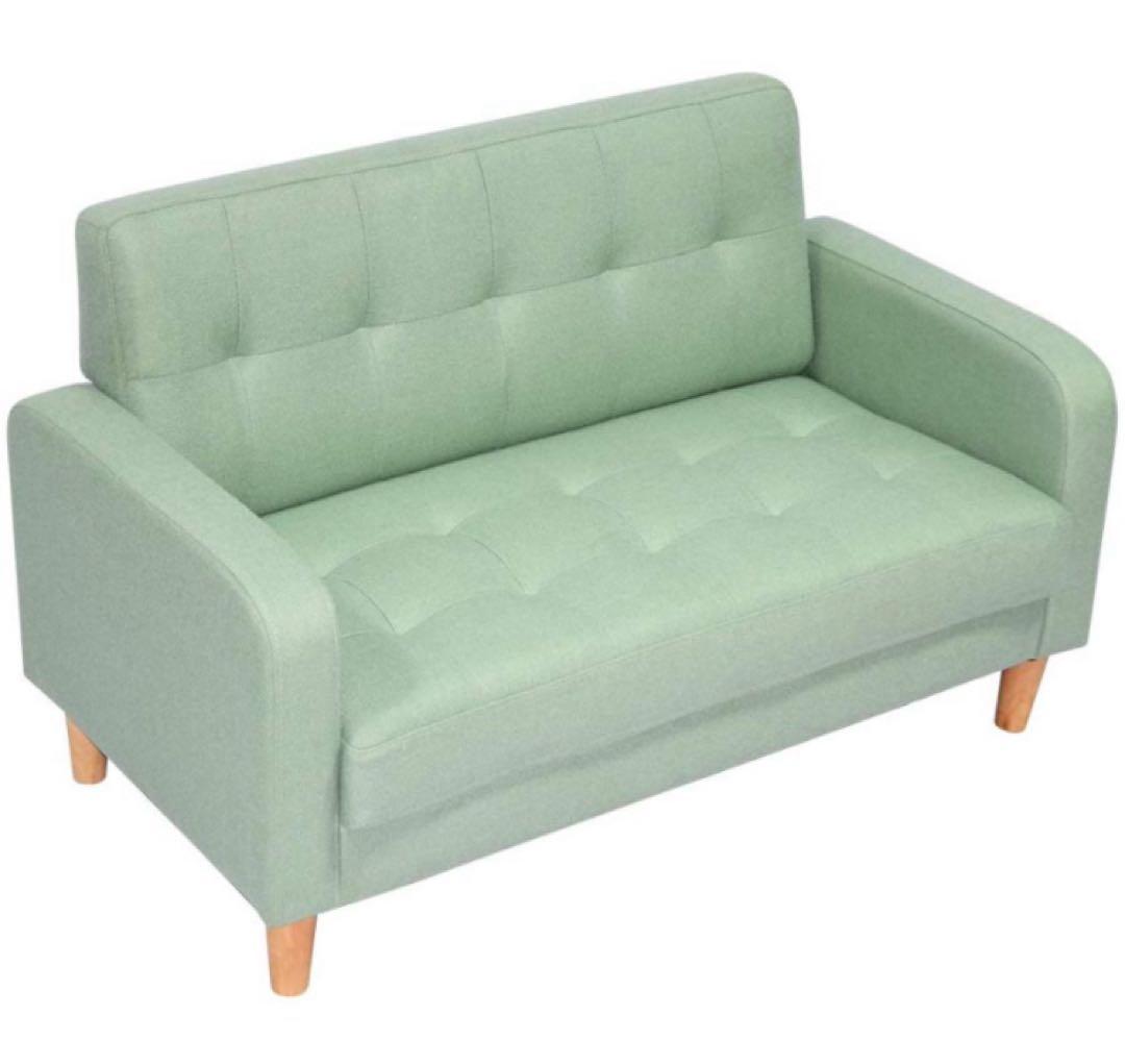 新品　ソファ　リビングソファ　2人掛け　ソファー　フロアソファ　ローソファ