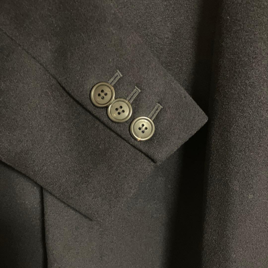 2日間限定出品　NEMETH ネイビー ウール混 オーバー コート