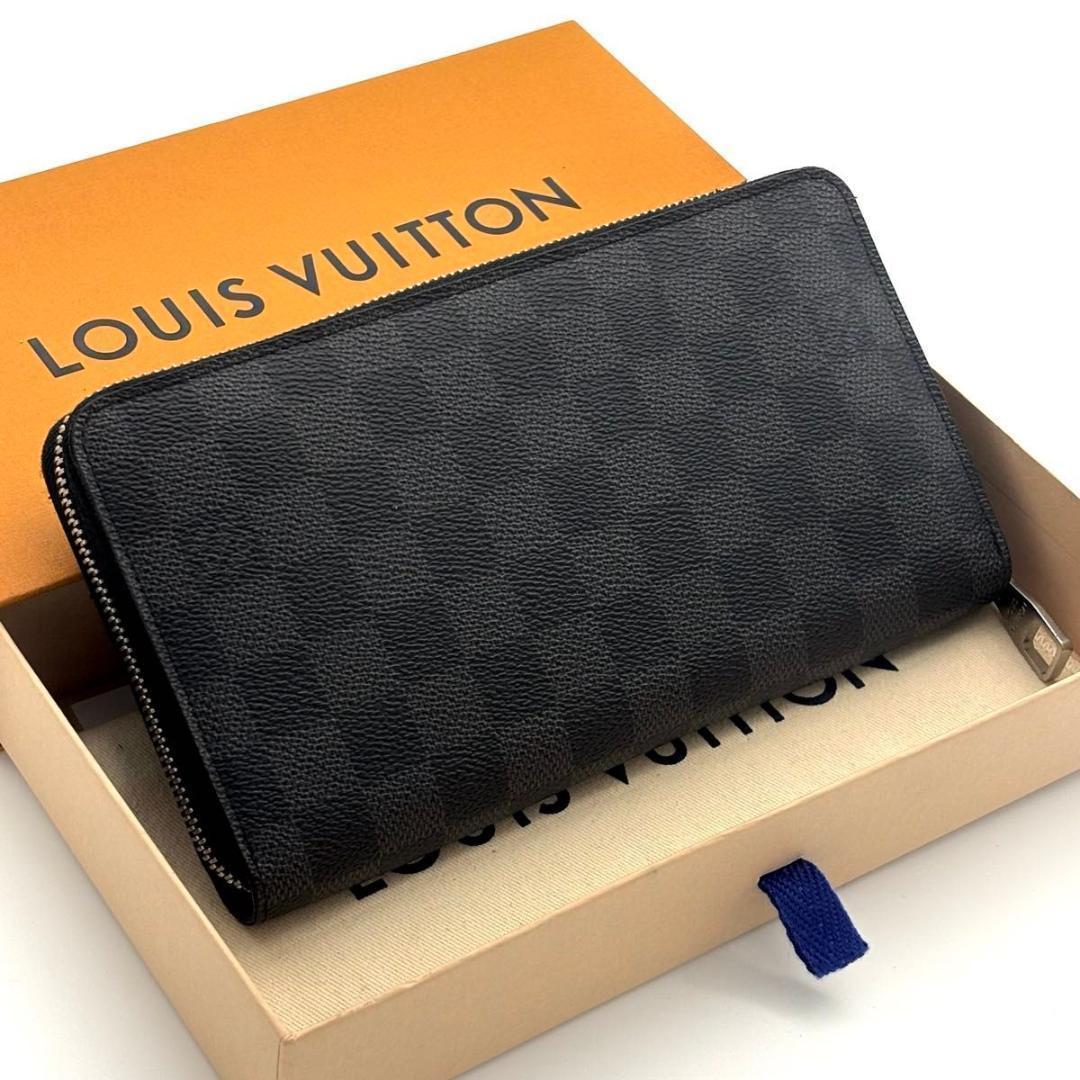 【最高級美品】ルイヴィトン ダミエグラフィット ジッピーオーガナイザー 長財布