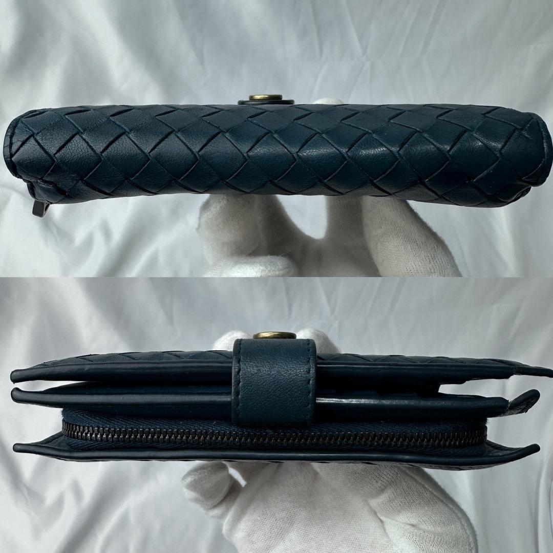 【美品】 ボッテガヴェネタ 財布 イントレチャート レザー 箱布袋付き