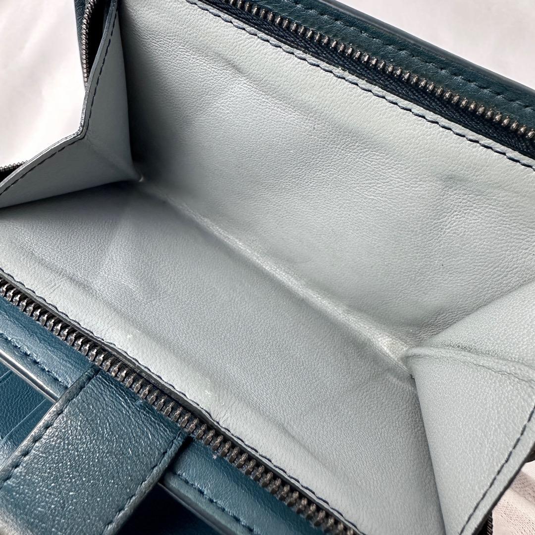 【美品】 ボッテガヴェネタ 財布 イントレチャート レザー 箱布袋付き