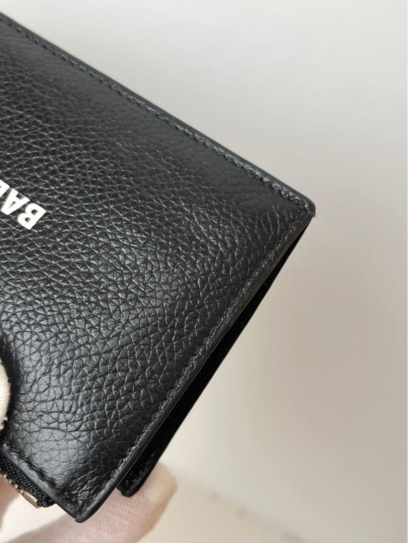BALENCIAGA バレンシアガ ブラックレザー ケース　カードケース