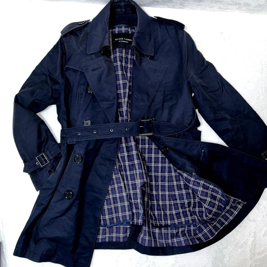 バーバリー　ブラックレーベル　ライナー付き　トレンチコート