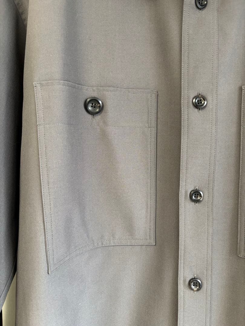 Edition25SS別注×THE RERACS シャツ チャコールグレー48