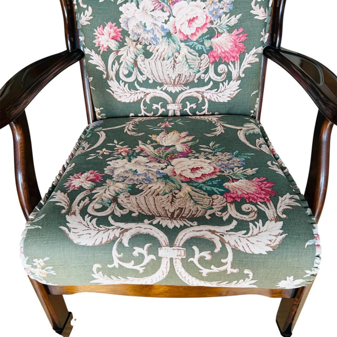 カリモク ロッキングチェア RC6002GK ブナ材 両ウイング ハイバック