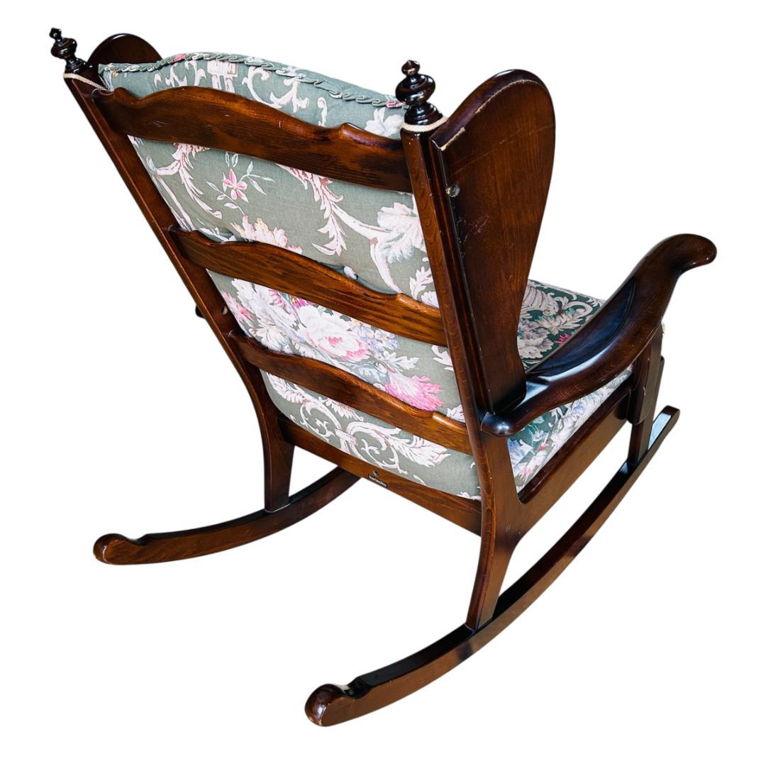 カリモク ロッキングチェア RC6002GK ブナ材 両ウイング ハイバック