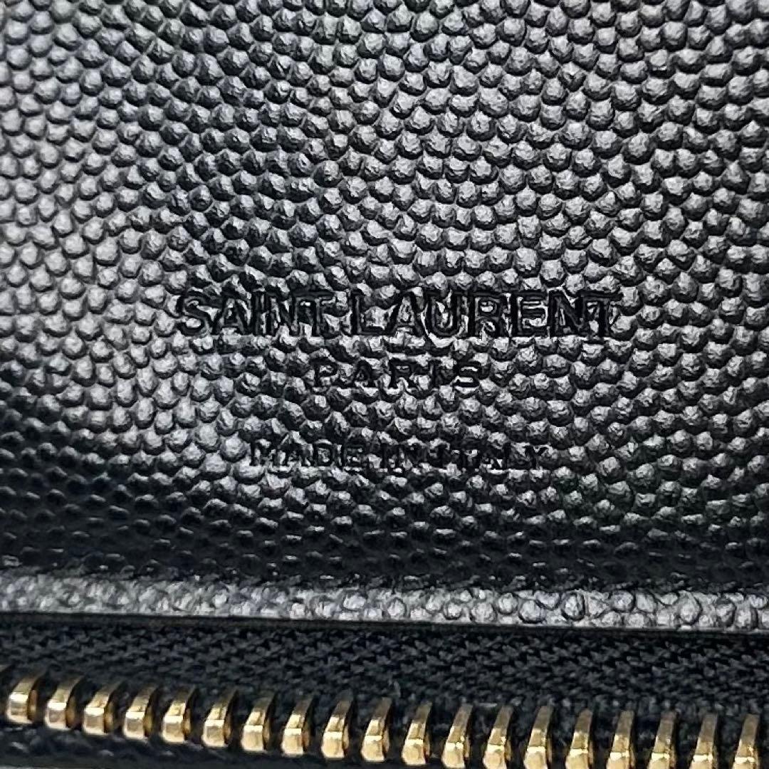 イヴ サンローラン 長財布 ロングウォレット 収納力抜群 【付属品完備】