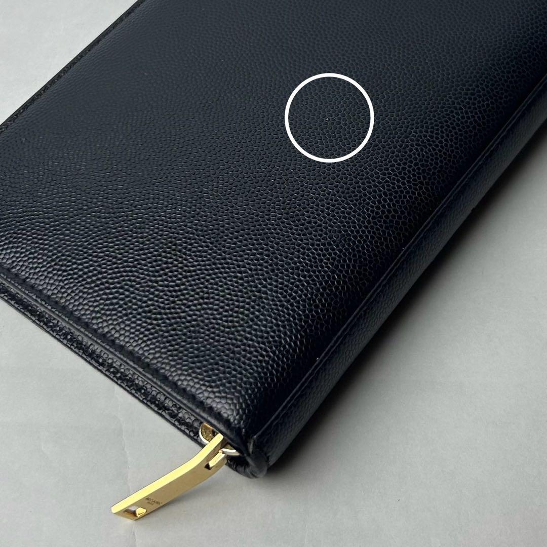 イヴ サンローラン 長財布 ロングウォレット 収納力抜群 【付属品完備】