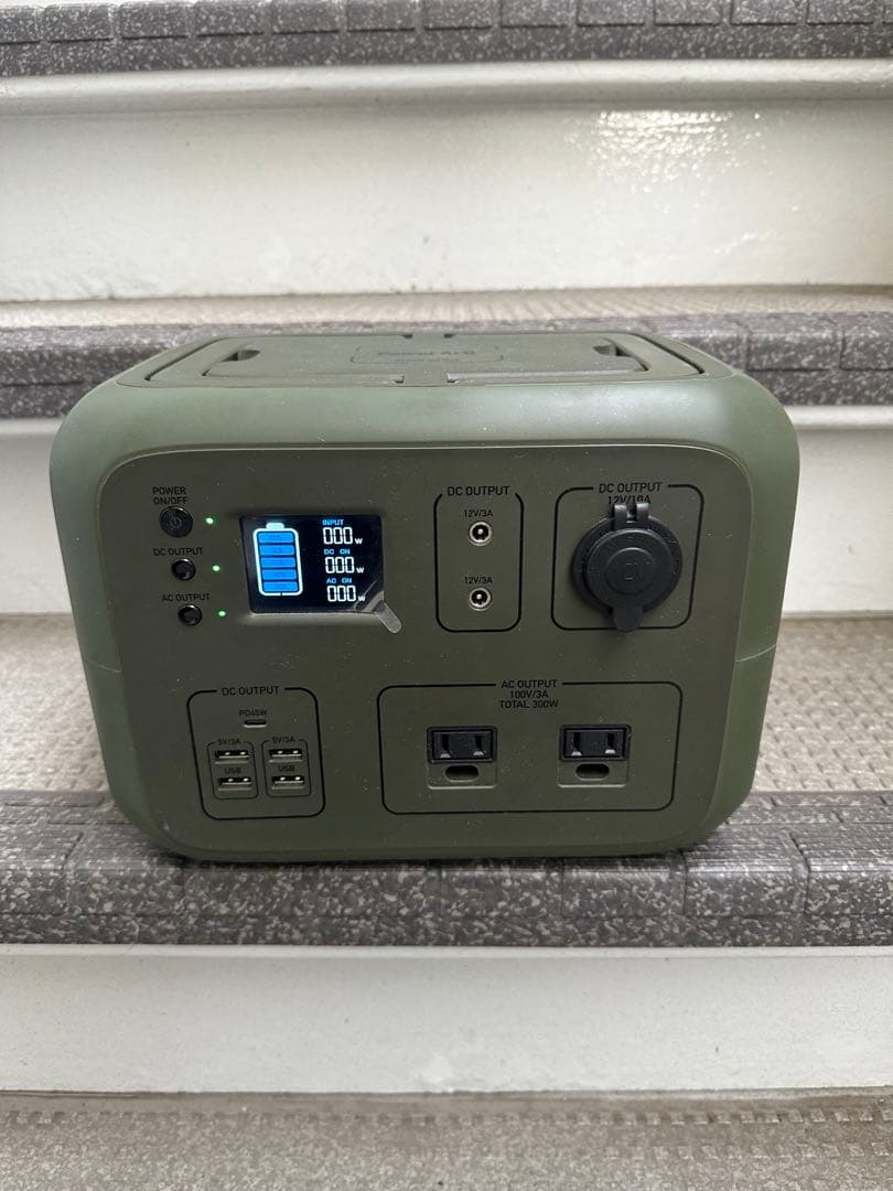 PowerArQポータブル電源 ODスマートタップ オリーブドラブ