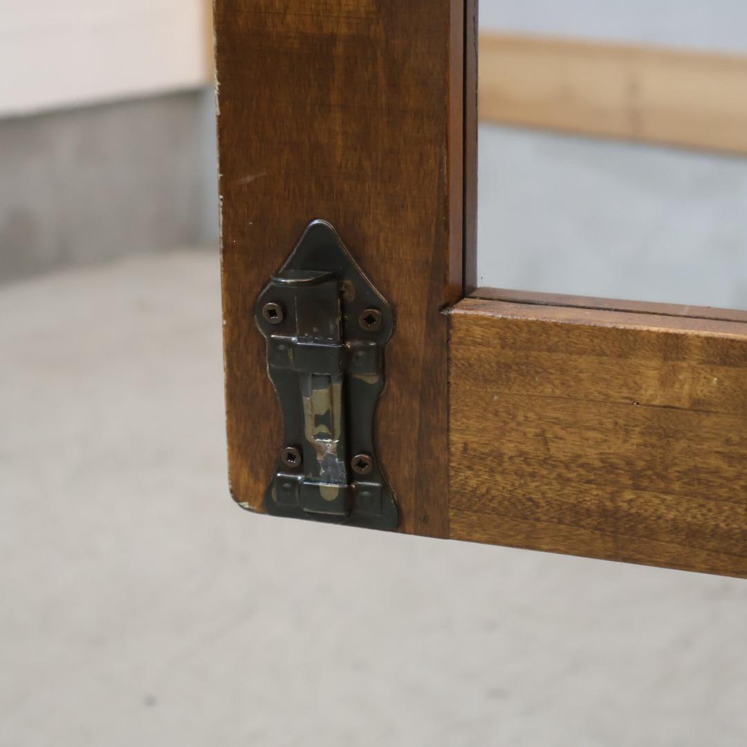 WOODEN イタリア製 パイン材 飾り棚 キュリオケース 本棚 書棚 収納棚