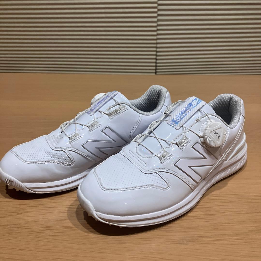 ニューバランス　ゴルフシューズ　22.5 wgbs996