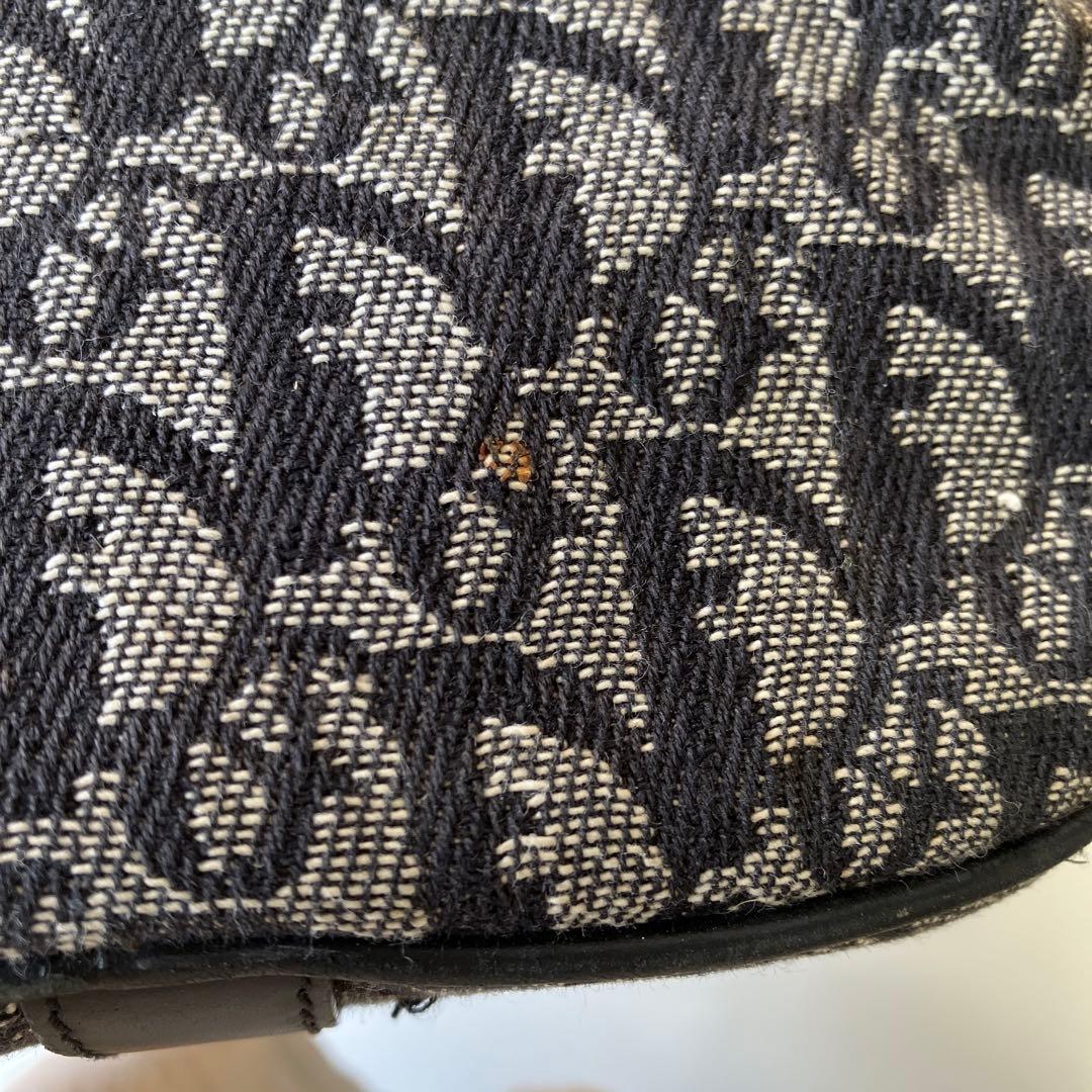 ディオール　ミニボストンバッグ　トロッター柄　4030