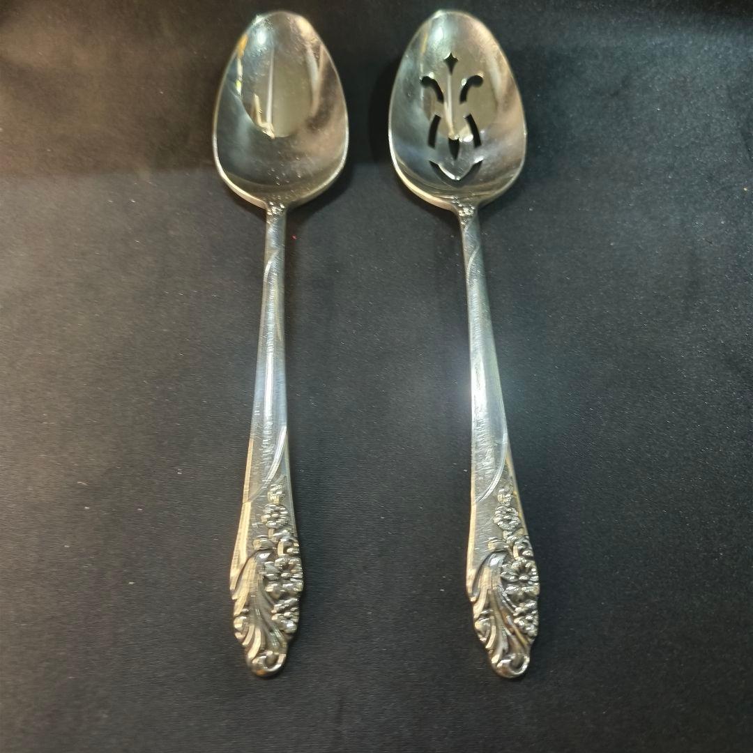 アメリカ骨董 コミュニティ シルバーカトラリーボックス付 全45点 1940年代