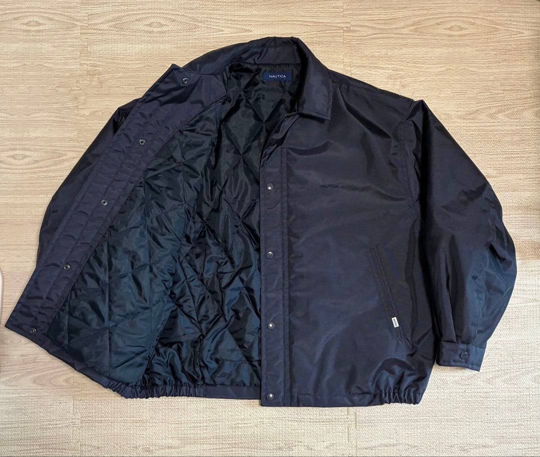 NAUTICAナイロン インサレーテッド ジップブルゾン