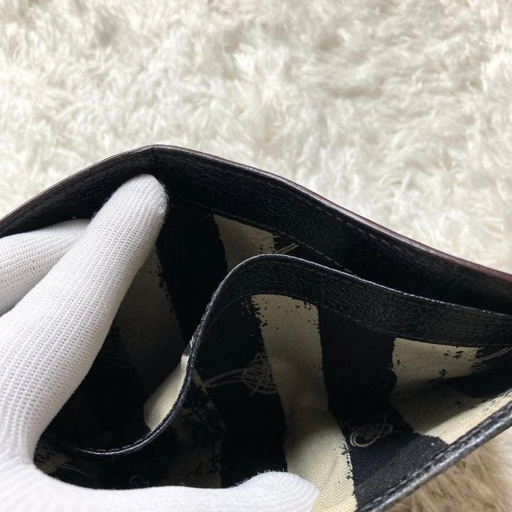 【VivienneWestwood】ヴィヴィアンウエストウッド三つ折り財布・黒