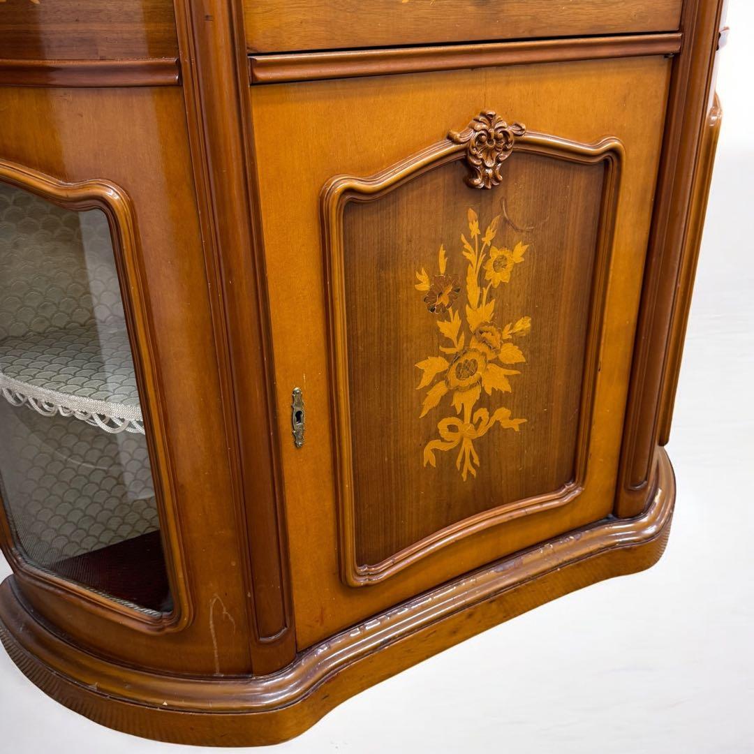 FP PASI　イタリア　アンティーク　サイドボード　キャビネット　象嵌　大理石