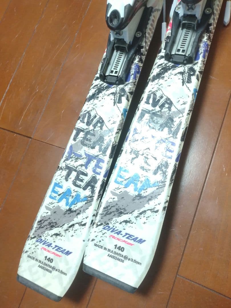 【軽量☆】140cm　Hartスキー板セット♪　送料無料！