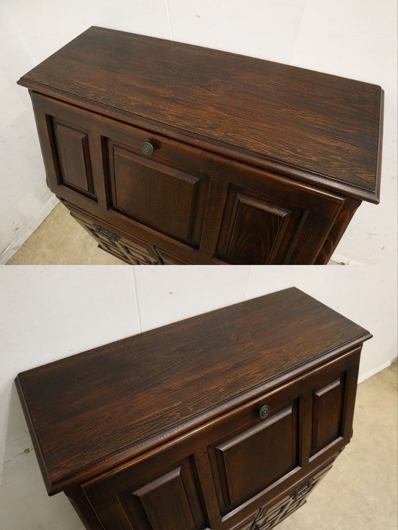 【so】オールドカリモク◆ライティングデスク机・クラシック