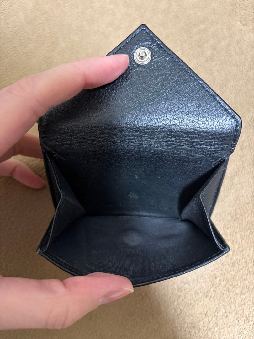 BALENCIAGA ブラック 三つ折り財布